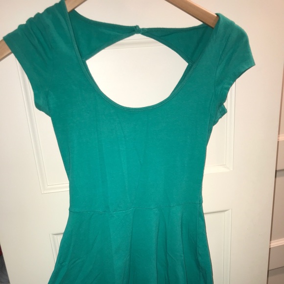 Teal t shirt dress - Picture 2 of 2